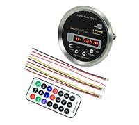 Kueohse JQ-D122BT avec Amplificateur Bluetooth Carte de Décodeur MP3 Bluetooth 5.0 Lecteur MP3 de Voiture USB Kits de Remplacement de Carte de Décodeur FM