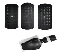 Kueohse Kit de Bloc de Ponçage Manuel avec Tampon de Remplacement, Outil de Ponceuse Polyvalent à Crochet et Boucle pour Le Ponçage du Bois et Le Polissage de Voiture