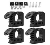 Kueohse Kit de de 4 Pinces en Caoutchouc à Libération pour Poignées D'Outils de 1-1/5" à 1-1/2" de Diamètre, Fixation pour Camion.