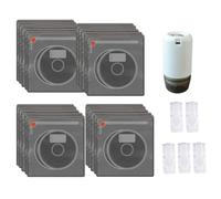 Kueohse Kit de de Rangement à Filament Léger, 20 Pc avec Pompe à Vide Électrique et 5 Clips pour Filament D'Imprimante 3D