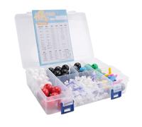 Kueohse Kit de Modèle Moléculaire, Ensemble de Chimie Moléculaire Organique, Kit de Modèle D'Élément Atomique pour les Leçons, Kit de Construction de Structures