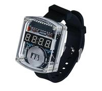 Kueohse Kit de Montre Électronique à LED, Projet de Soudure à Faire Soi-Même, Affichage de 0,28 Pouce, Tube Horaire, Horloge avec Boîtier et Bracelet, Apprentissage A