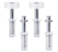 Kueohse Kit de quincaillerie pour porte pliante avec roue à ressort et pivot supérieur, A