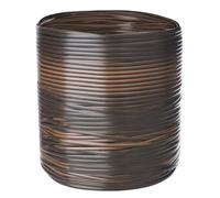 Kueohse Kit de Réparation D'Osier de 120 Pieds, Fournitures de Réparation D'Osier en Plastique, Dégradé Marron Foncé avec Bande de Couleurs Mélangées Visible pour Patio