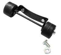 Kueohse Kit de Roues Universelles pour Chauffage de Terrasse, Roues pour Chauffage de Terrasse, Support + Roues Noires, Remplacement