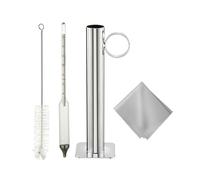Kueohse Kit de Tasse de Test avec Hydromètre pour Sirop D'Érable, D'Hydromètre pour la Fabrication de Sirop D'Érable, Fournitures de Sirop D'Érable