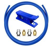 Kueohse Kit de Tubes Bowden, Tubes PTFE pour Filament de 1,75 mm, avec Raccords PC4-M10 et PC4-M6, Coupe- A