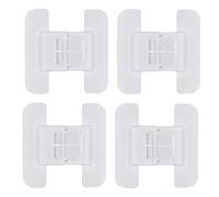 Kueohse Kit de Verrouillage pour Réfrigérateur pour Enfants, Verrous de Sécurité pour Armoires de, Verrous de Tiroirs pour Enfants, Verrou de Porte de Congélateur pour la Sécurité, 4 Pièces