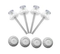 Kueohse Kit D'Extension de Barrière de Sécurité pour avec Tiges Filetées M8-4 Protecteurs de Mur Inclus pour les Barrières à Tension.