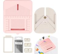 Kueohse Kit D'Outils de Perçage et D'Insertion de Clous pour Boucles d'oreilles en Pâte Polymère : Accessoires de Création de DIY pour Un Perçage Précis.