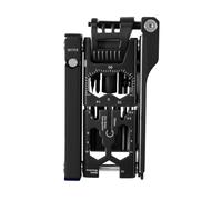 Kueohse Kit D'Outils pour Pneus de Vélo 38 en 1, Outil de Vélo Détachable, Outil de Réparation de Cyclisme, Embouts de Tournevis capsuleur Noir