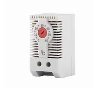 Kueohse KTO011 Normalement Fermé NC RéGulateur de TempéRature MéCanique RéGlable Armoire Thermostat Din Rail, pour Utilisation de Chauffage