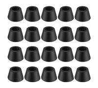 Kueohse Kueohse(R) 20PCS Noir Chaise Lit Table Meubles Caoutchouc Jambe Embouts 16mm Dia