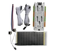 Kueohse Lampe d'escalier LED avec détecteur de mouvement, DC12 V/24 V, 32 canaux, protection contre les courts-circuits, contrôleur pour escaliers