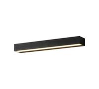 Kueohse Lampe Murale Étanche Extérieure à LED de 50 cm de Longueur, de Couleur Noire, de 30 W, pour Jardin, Magasin, Façade, Enseigne Publicitaire et Chevet.
