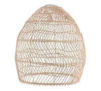 Kueohse Lampe pendule en rotin - Vintage - Abat-jour E27 - Pour , le café, le restaurant