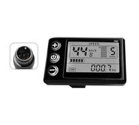Kueohse LCD-S866 Affichage de Tableau de Bord de Compteur de Vélo Électrique pour Panneau D'Affichage 24V 36V 48V pour Trottinette Électrique 6PIN