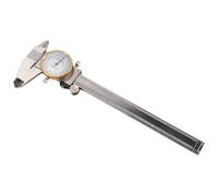 Kueohse Le pied à coulisse 0-150 mm 0,02 mm de haut Précision industrielle Vernier Pied à coulisse en acier inoxydable Outil de mesure métrique résistant aux chocs