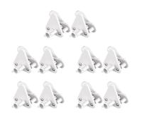 Kueohse Loquets de Porte de Rechange pour Bateau Ponton 10 Pièces, pour Cadres Carrés de 1 à 1,25 Pouces, pour Porte à Charnière Gauche ou Droite