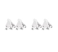 Kueohse Loquets de Porte de Rechange pour Bateau Ponton 4 Pièces, pour Cadres Carrés de 1 à 1,25 Pouces, pour Porte à Charnière Gauche ou Droite
