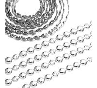 Kueohse Lot de 10 bandes décoratives à ongles de 1 m pour canapé, chaise de tête de lit, meubles, argent