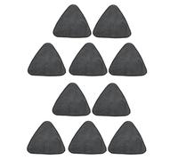 Kueohse Lot de 10 chiffons triangulaires en microfibre - Accessoire de rechange - Pour la tête et le verre - Pour nettoyer le sol