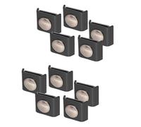Kueohse Lot de 10 connecteurs de clôture en maille mat pour connecteurs de clôture légers et lourds