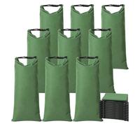 Kueohse Lot de 10 de Sable Robustes avec Boucle en Toile, 30 X 69 Cm, pour Une Protection Contre Les Inondations et Une Capacité de Charge Maximale.