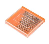 Kueohse Lot de 10 mini forets à filetage métrique HSS M1 M1.2 M1.4 M1.6 M1.7 M1.8 M2 M2.5 M3 M3.5