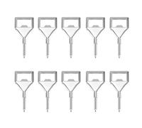 Kueohse Lot de 10 Ouvre-Bouteilles Blancs Métallique Ouvre-Bière Inserts Kits Ouvre-Bouteille de Bière