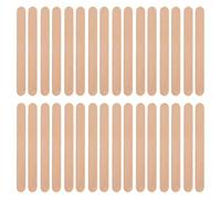 Kueohse Lot de 100 bâtonnets de glace polyvalents de 3,6 mm pour travaux manuels, glace, cire, spatules de langue, bâtonnets en bois, durables