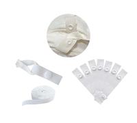 Kueohse Lot de 16 boutons-pression pour couettes pour fixer la couette, attaches pour pinces à couette à l'intérieur, conseils pour fixer la housse de couette, pinces à couette, 16 ensembles