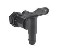 Kueohse Lot de 2 robinets à cône avec joint, matériaux de construction en plastique, raccord NPT pour fûts de gallon en plastique