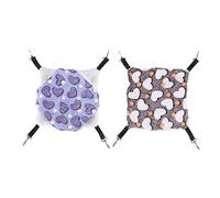Kueohse Lot de 2 tapis à suspendre pour cochons d', hamsters, furets et hamsters
