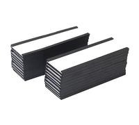 Kueohse Lot de 20 films de protection pour cartes en papier blanc C - Aimant puissant - Sans saleté - Amovible - 10,2 x 4,9 cm