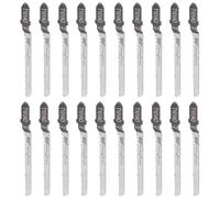 Kueohse Lot de 20 lames de scie sauteuse T101AO T-Shank multi-jig pour disque à tronçonner en plastique