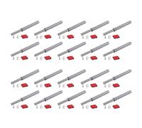 Kueohse Lot de 20 Loquets et Verrous à Pousser pour Armoires à Ouverture par Poussée pour Portes Cachées, Loquets Tactiles et Loquets à Pression pour Tiroirs Longs