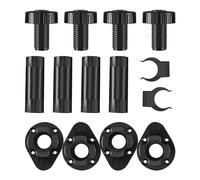 Kueohse Lot de 20 pieds de meubles réglables avec clips pour planche de marche pour cuisine et salle de bain