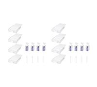 Kueohse Lot de 24 Plateaux Empilables pour Peinture Diamant avec Couvercles Trabricks, Kits d'art de Peinture Diamant pour Adultes pour Loisirs Créatifs A