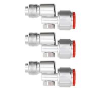 Kueohse Lot de 3 pulvérisateurs de peinture Airless 235486 avec filetage 7/8 - Pivotant - Pour rotation à 180 degrés - Pulvérisateur de peinture Airless