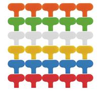 Kueohse Lot de 30 étiquettes de câble pour étiqueter les fils et les câbles, multicolores, pour la gestion et l'identification des câbles