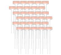 Kueohse Lot de 30 étiquettes en métal pour plantes - 10 plaques en cuivre - Réutilisables - Marqueurs de jardin