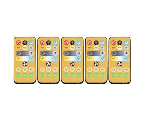Kueohse Lot de 5 interrupteurs sans pour éclairage de ventilateur de plafond E27, télécommande à 3 niveaux, télécommande de minuterie 1-4 h