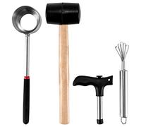 Kueohse Lot de 5 Outils D'Ouverture de Noix de pour Jeune Kit D'Ouverture de Noix de en Acier Inoxydable Kit D'Ouverture de Prise de