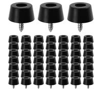 Kueohse Lot de 52 pieds en caoutchouc pour planche à découper (0,31 x 0,59) - Anti-rayures - En caoutchouc - Pour chaises et autres meubles