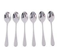 Kueohse Lot de 6 mini cuillères à en acier inoxydable 4,7 mm