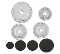 Kueohse Lot de 8 chapeaux de cuisinière pour four, cuisinière à gaz, couronne de brûleur, capuchon de flamme, pièces de rechange, kit d'accessoires, compatible avec la plupart des têtes de brûleur à