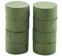 Kueohse Lot de 8 fleurs rondes en mousse, pour allée de mariage, décoration de fête