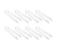 Kueohse Lot de 8 mini serveurs de buffet en plastique pour entrées, cuisines claires, 6,3 cm, petite glace