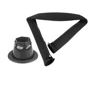 Kueohse Manche de Gréement Zippée Universelle de 48 Pouces avec Bottes de Câble de 4 2/5" de Diamètre et Attaches de Câble pour Câbles de Yacht.